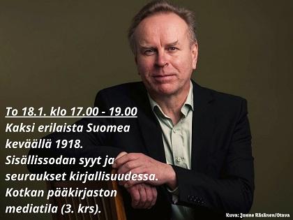 Martti Linna, Kotkan pääkirjasto, Kuva: Jonne Räsänen